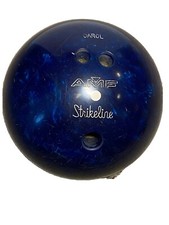Vtg 12 lb 5.9 oz Strikeline AMF Bowling Ball Blue