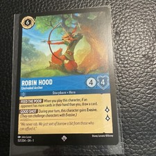 DISNEY Lorcana Robin Hood - Unrivaled Archer 157/216 The First Chapter NM SR