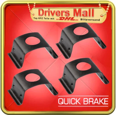 QUICK BRAKE 4x Halter Bremsschlauch Feder Blech Für Alfa Romeo Audi Bmw Mercedes Seat VW