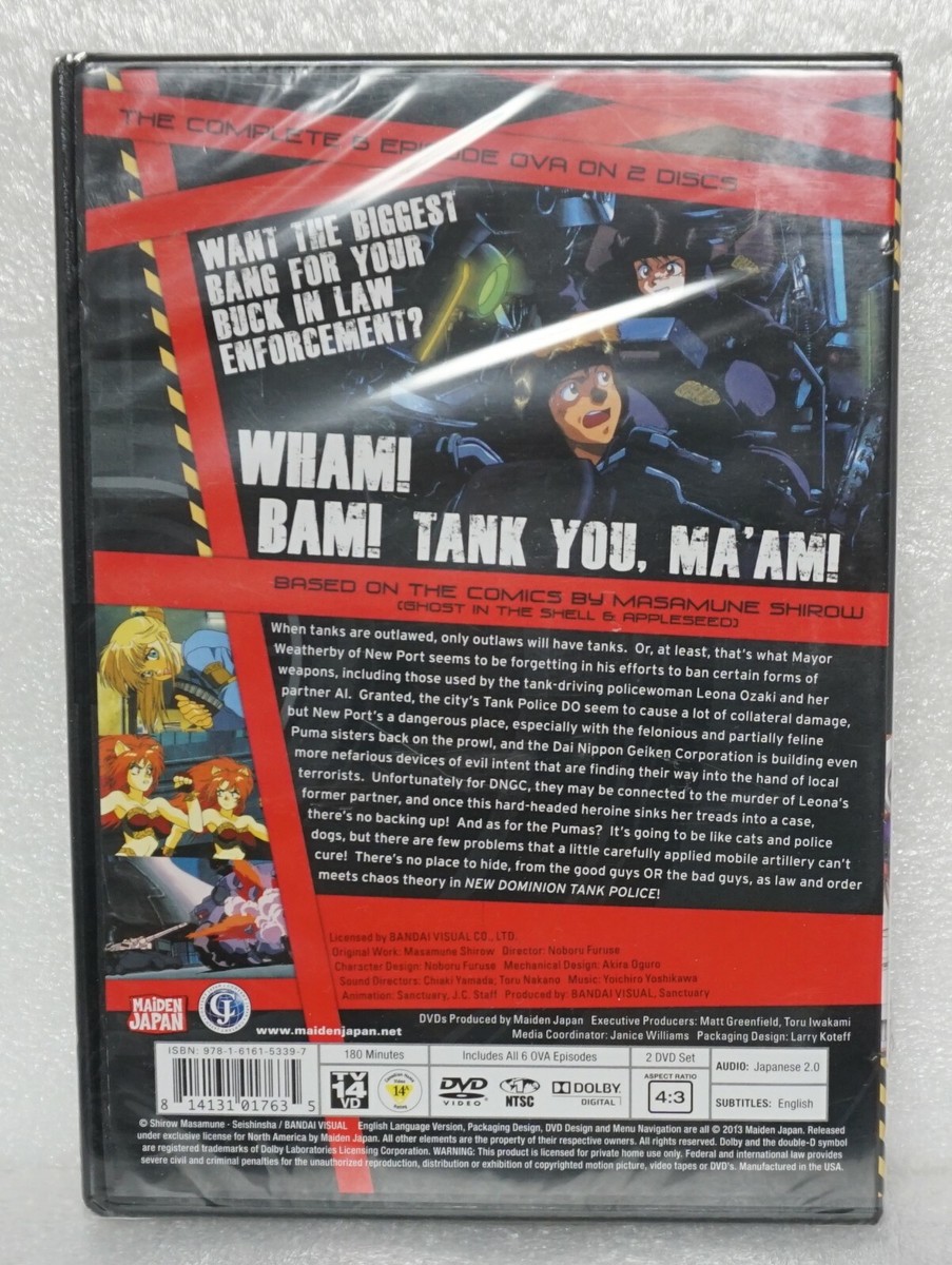 New Dominion Tank Police Complete Collection (DVD, 2013, 2