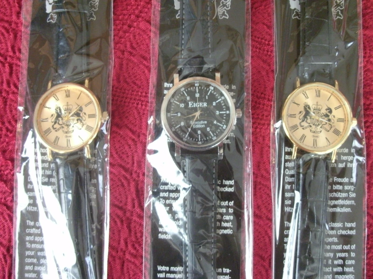 3 Eiger Wrist Watches . FREE UK P P