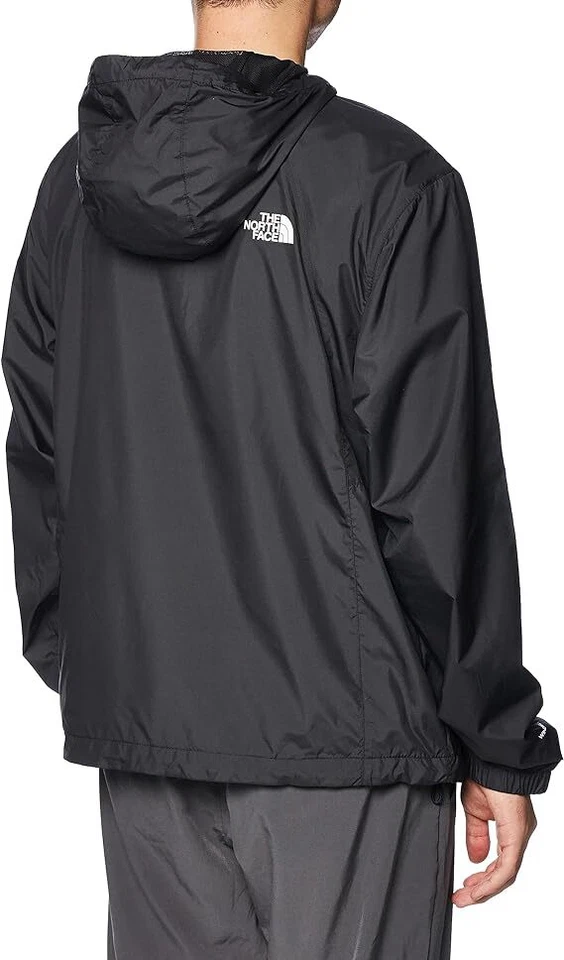 The North Face Hydrenaline Jacket Mens Light Coat Waterproof Outdoor Poly Black - Image 3 of 4