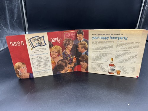 Libro de cócteles vintage HAPPY HOUR BAR GUIDE Southern Comfort Whiskey Barguide - Imagen 4 de 4