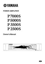 Yamaha P-2500-S Amplificatore Manuale del proprietario