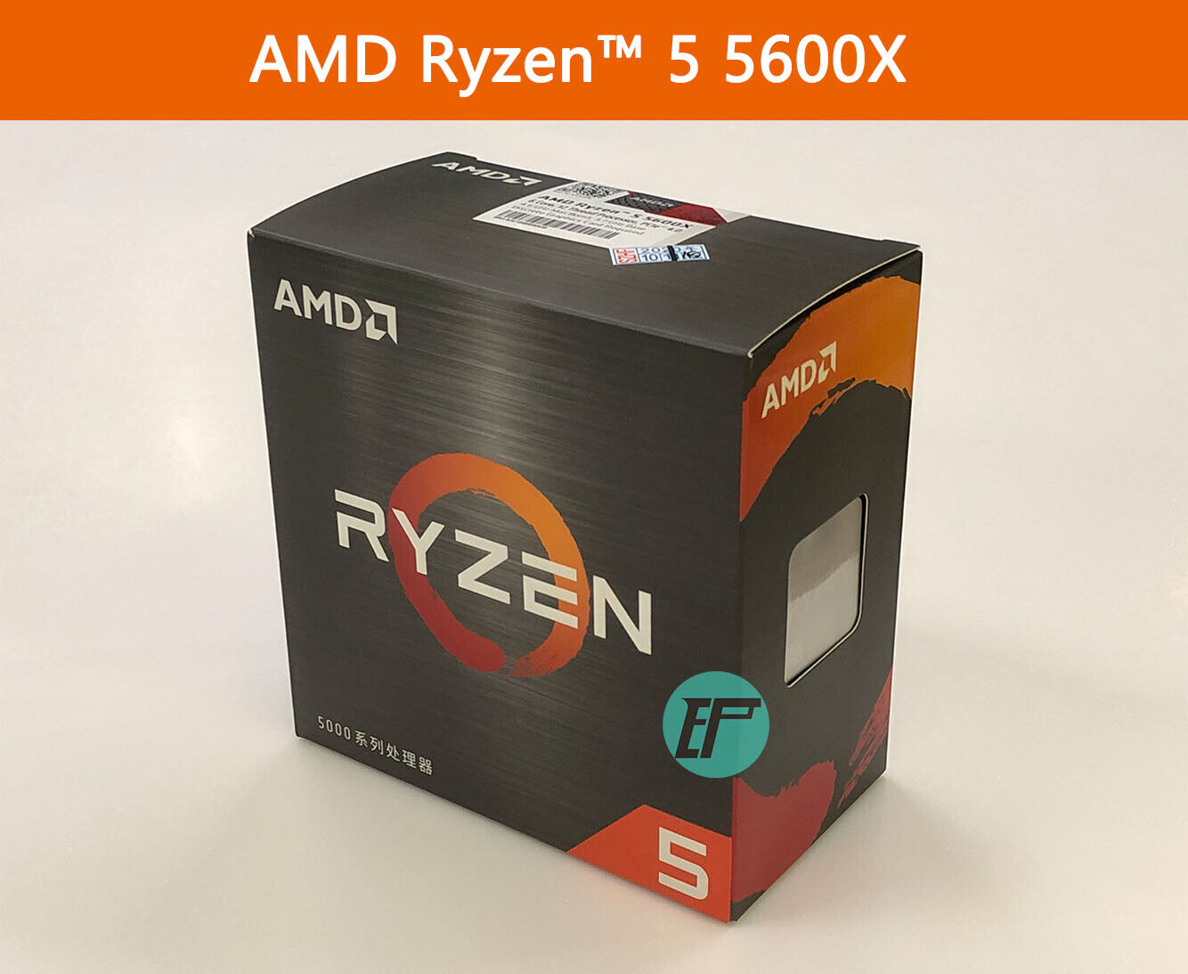 AMD Ryzen 5 5600X 6-Core 12-Thread Processor Chinese Box ready ship in hand