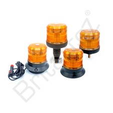 R65 10V-80V LED Flashing Beacon For Truck Digger Tractor JCB Strobe Light UK