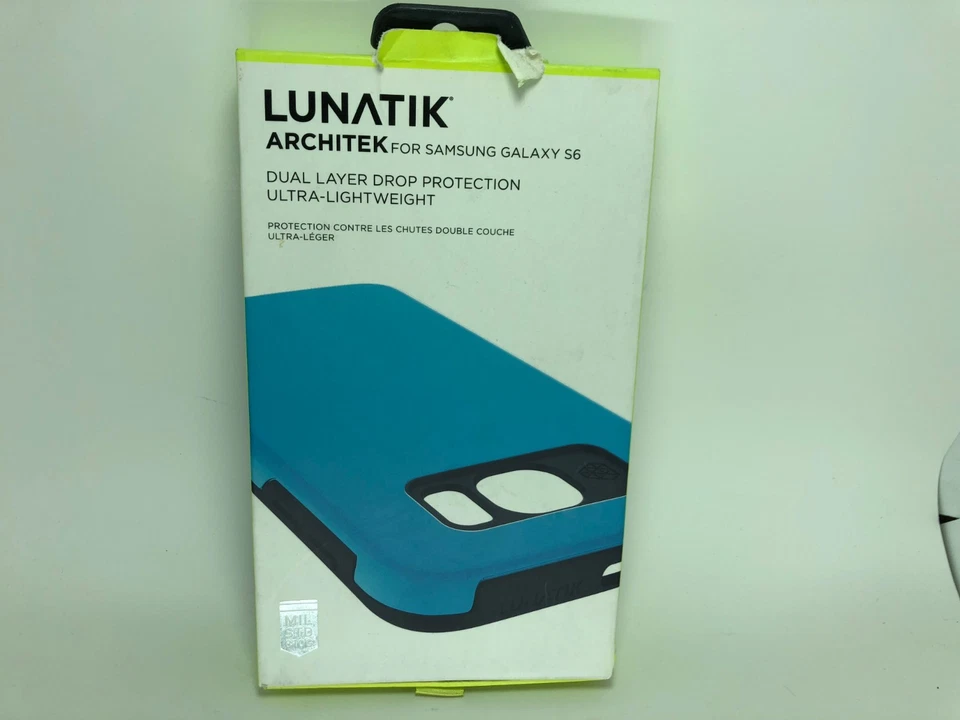 Чехол LUNATIK — ARCHITEK для сотовых телефонов Samsung Galaxy S6 — светло-синий - Изображение 2 из 4