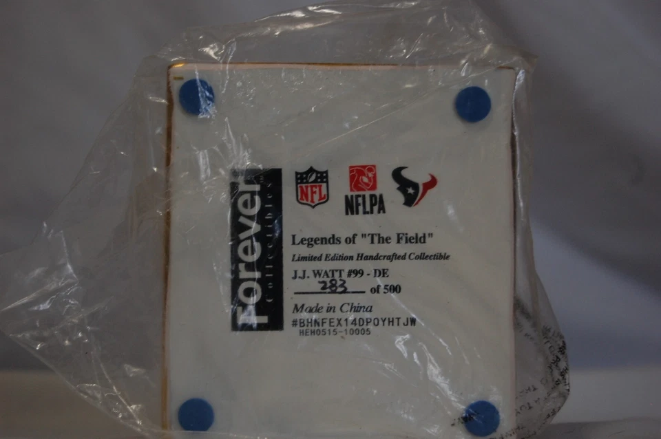 JJ Watt FOCO Bobblehead #283/500 NFL Honors 2014 DPOY Houston Texans Raro LE Foto 3 de 4