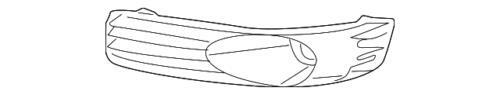 Rejilla exterior del lado derecho para Chevrolet Pontiac Cobalt 2005-2008 (N/P 15246806)