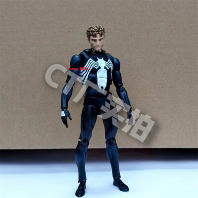 In Stock! MAFEX No.147 Spider-Man Black Costume COMIC Ver. Action