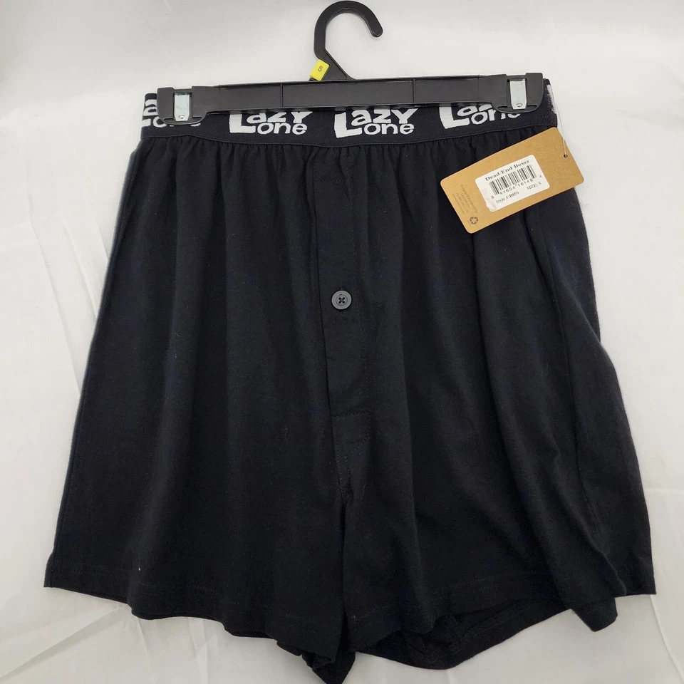 Lazy One men's Boxer shorts PJ lounge shorts Skull Dead End  100% cotton - Image 2 of 3