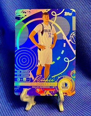 COOPER FLAGG 2025-26 Topps Match Attax BLUE FOIL Rookie #121 RC Dallas   