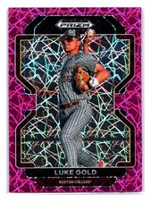 Josh Kasevich 2022 Panini Prizm Neon Pink Velocity #PDP60 Oregon Ducks