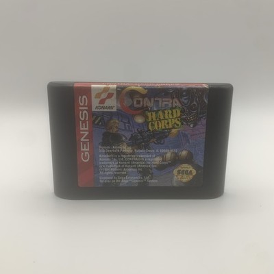 Contra: Hard Corps (Sega Genesis, 1994) Tested Working Fast Shipping!