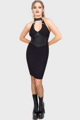 KILLSTAR Womens Desdemonia Dress - Black, Size XL