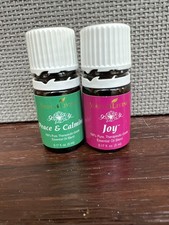 Young Living Essential Oils set Of 2  Peace  Calming  Joy  90 full