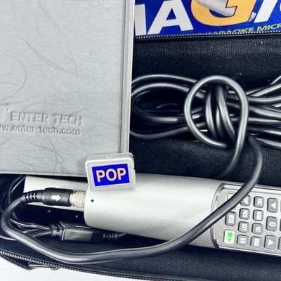 Magic Sing Enter Tech Karaoke Wired Microphone With Chip Booklet
