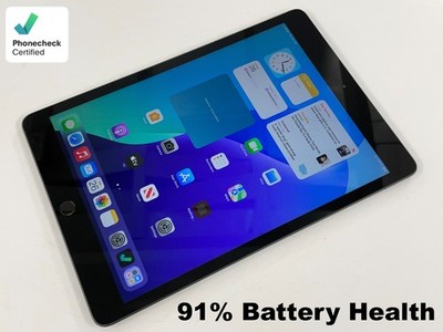 Apple iPad 7th Gen - 10.2'' - 32GB - Gray - A2197 (Wi-Fi) Good Cond - 91% Bat.