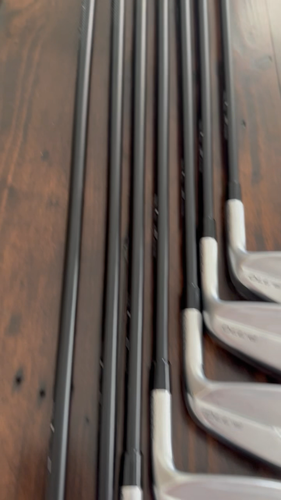 2023 Taylormade P770 right hand set(5-aw) w/Fujikura axiom 105 s velocore shafts - Video 1 of 1