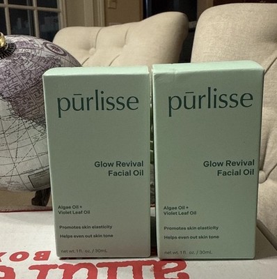 2 Purlisse Glow Revival Facial Oil 1oz Full Sz New In Sealed Box S3
