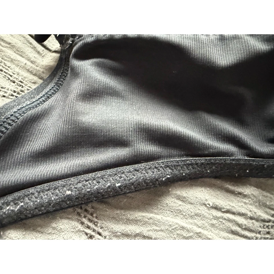 Sujetador Soma Vanishing Back de encaje negro cobertura completa 34DD forro desnudo con aros Foto 3 de 4