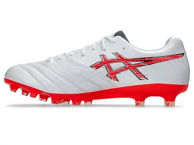 ASICS Soccer Cleats DS LIGHT X-FLY PRO 3 White/Flash Red 1101A072
