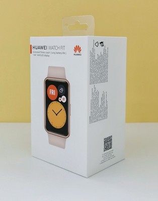 HUAWEI WATCH FIT | 42mm | Aluminiumgehäuse | Silikonarmband | Sakura Pink