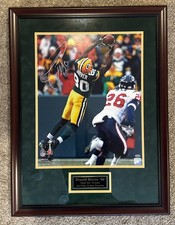 Green Bay Packers SB XLV Champ DONALD DRIVER Signed Framed 16x20 Photo AUTO COA