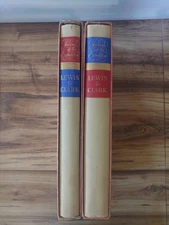 1962 LEWIS & CLARK JOURNALS OF THE EXPEDITION VOLUMES 1 & 2 SET, HERITAGE PRESS