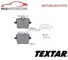 SATZ BREMSBELÄGE BREMSKLÖTZE TEXTAR 2203901 A FÜR ROLLS-ROYCE GHOST II