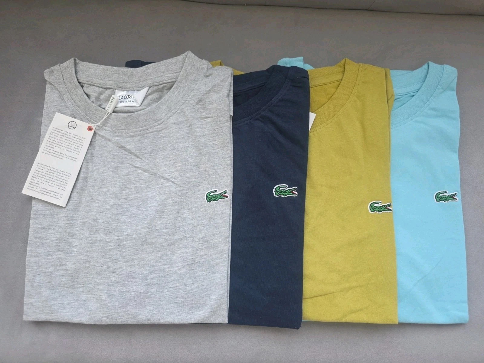 1pcs 100%cotton Regular Fit T Shirt For Men Color Shown In The Pictures
