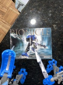 TWO Lego Bionicle Rahkshi Guurahk 8590 Complete SETS No Box ONE set Instructions