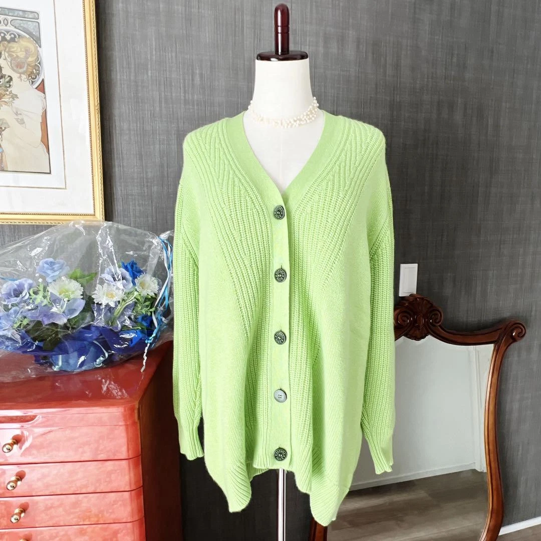 HERMÈS Cappotto giacca cardigan maglia cashmere HERMES