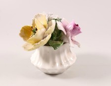 Radnor Staffordshire Tischdekoration klein Porzellan Blumenvase mit DEFEKT