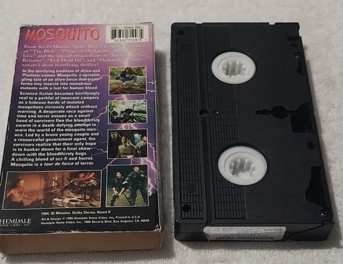 Mosquito (1995) VHS – Giant Bug Horror! Cult Creature Feature – Gunnar Hansen - Picture 2 of 6