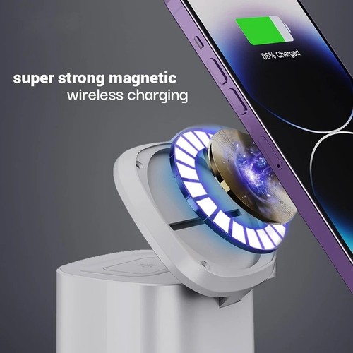 3-in-1 Magnetic Wireless MagSafe Charger Station 15W For iPhone AirPods Watch UK - 第 20/26 張圖片