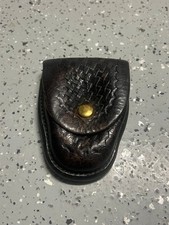 Bianchi Model 35 Black Leather Handcuff Heavy Snap Hand Cuff Belt Holster Pouch