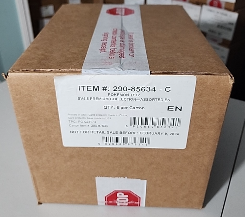 Pokémon Scarlet and Violet 4.5 Paldean Fates EX Premium Collection