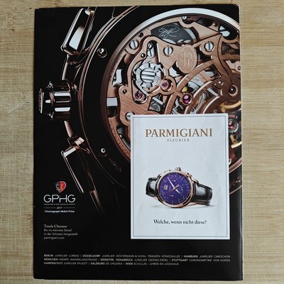 Parmigiani Fleurier Tonda 2018 Vintage Werbung Anzeige Reklame yellowed_vintage