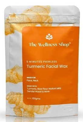 Gesichtswachs Kurkuma 100g Haarentfernung Gesichtshaar Waxing Pflege The Wellness Shop