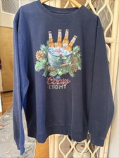 Coors Light Holiday Crew Fleece Extra Large M...