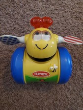 PlaySkool 2003 Crawl 'n Flutter Bee Musical Toy Wobble Roll DOESNT ROLL