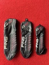 PING G410 Wood Head Cover Set - Set Of 3 - Driver, Fairway 3 Wood  Hybrid HCs
