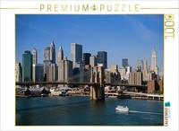 Calvendo Puzzle Skyline Manhattan, New York, Usa | 1000 Teile Lege-GrößE 64X48Cm