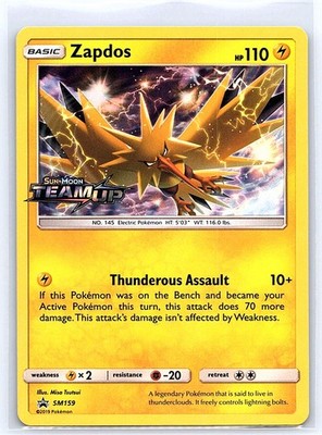 Zapdos SM Promos SM159 Holo Stamped