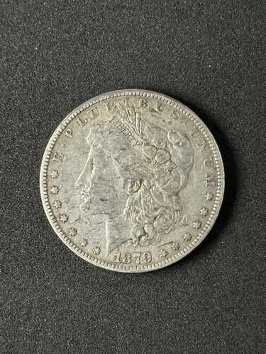 1879 American Morgan Dollar 90% Silver | Ungraded "F-VF" | Philadelphia Mint