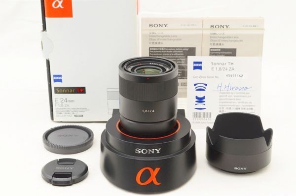 Sony Zeiss Sonnar T* E 24mm F1.8 ZA SEL24F18Z with original box