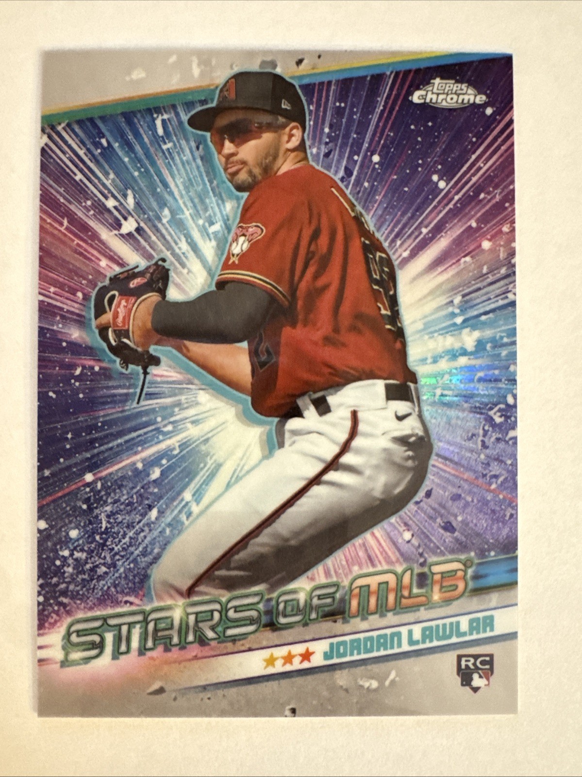 2024 Topps Stars of MLB Chrome Jordan Lawlar RC #CSMLB-4 Arizona Diamondbacks