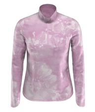 New Callaway Golf Ladies Tie Dye Sun Protection Top Pastel Lavender XS