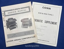 Original Conn Organ Service Manual / 635 Type 1 664 Type 1 -- CS2